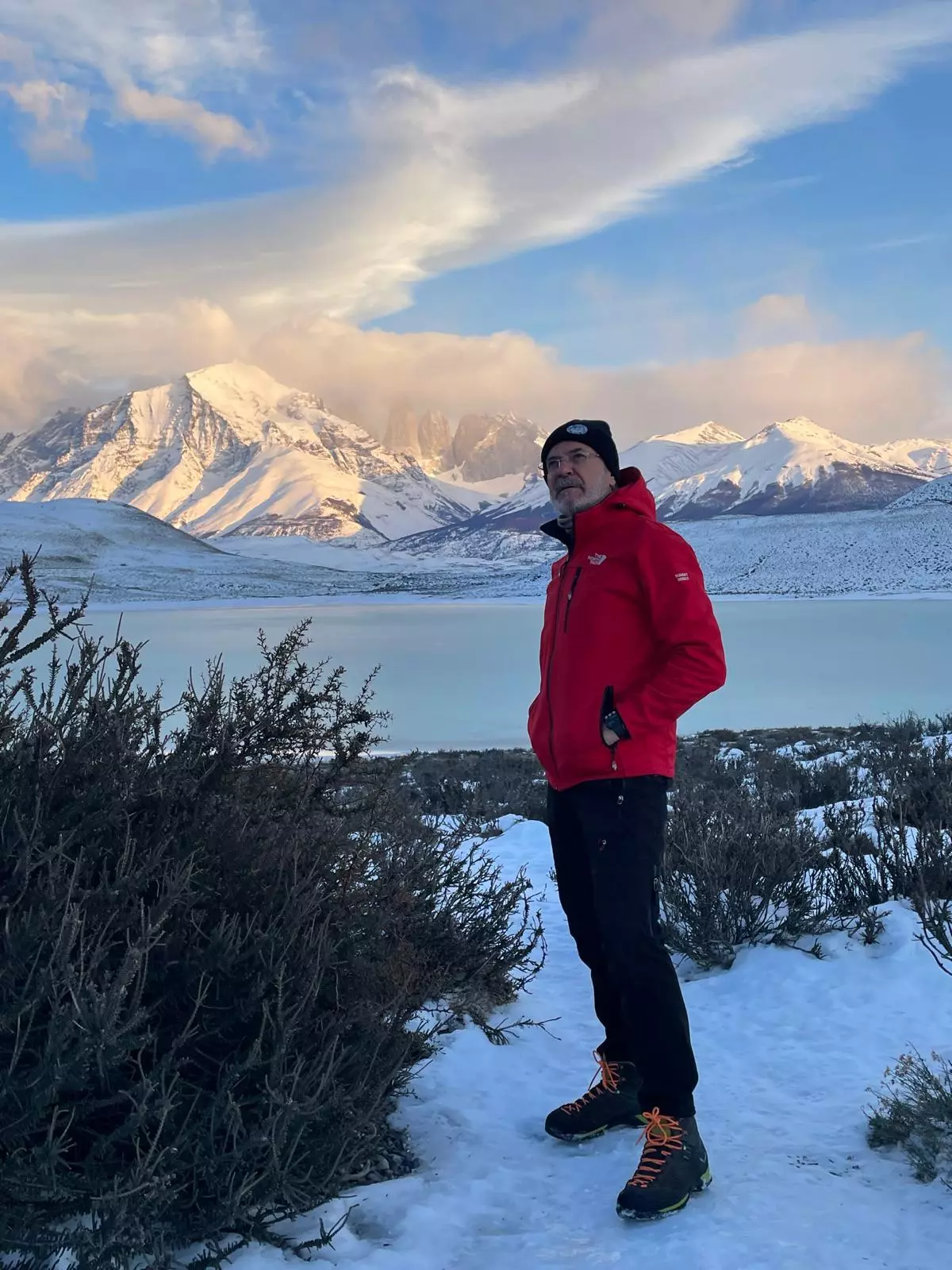 Juanjo Boscà se adentra en el Parque Nacional Torres del Paine de Chile en pleno invierno