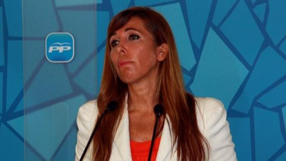 La presidenta del PP catalán, Alicia Sánchez-Camacho.