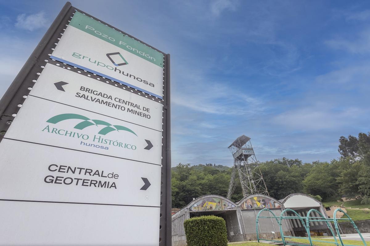 El pozo Fondón de Hunosa.