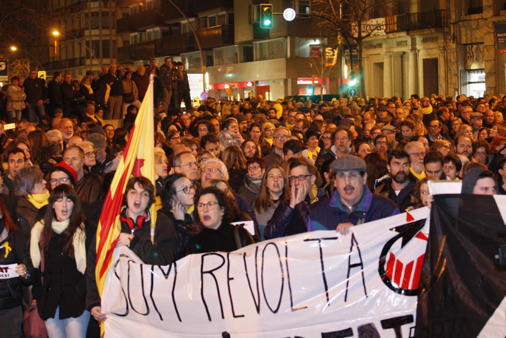 Manifestació a Girona