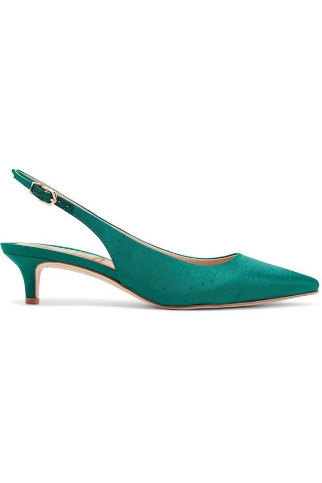 Verde que te quiero verde: los 'slingback'