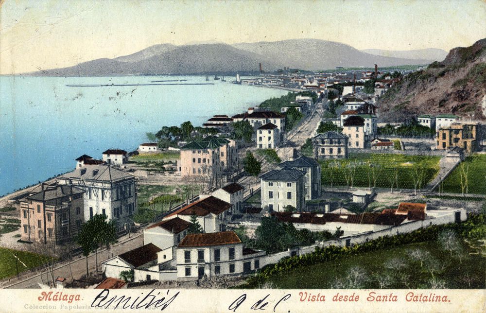 Postales de la Málaga de 1905