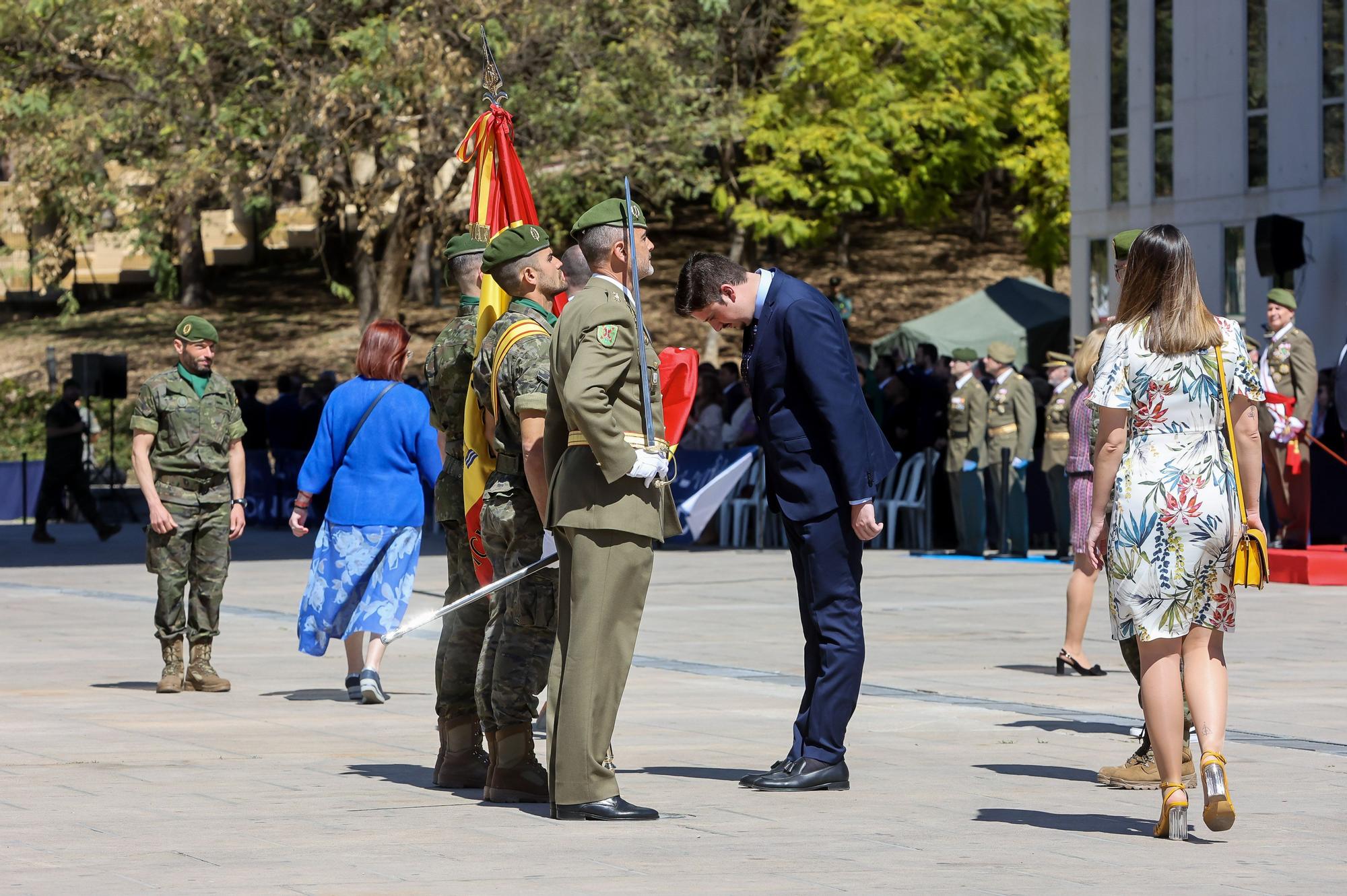 Jura de bandera para civiles en Benidorm