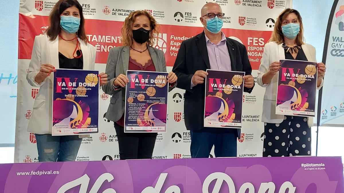 La Fundació Esportiva Municipal de l'Ajuntament de València ha acollit l'acte de presentació del ‘Va de Dona’