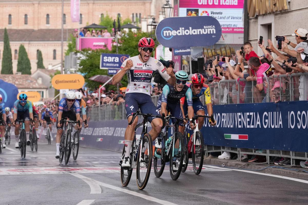 El francés Paul Magnier se impone en la 18ª etapa del Giro.