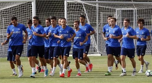 Entrenamiento del Real Zaragoza