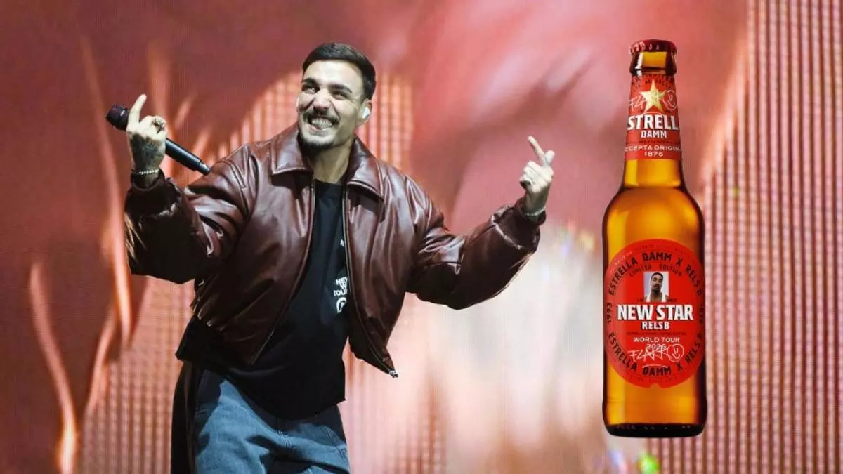 Rels B y Estrella Damm se unen en una edición limitada para celebrar el verano y su gira 'New Star'