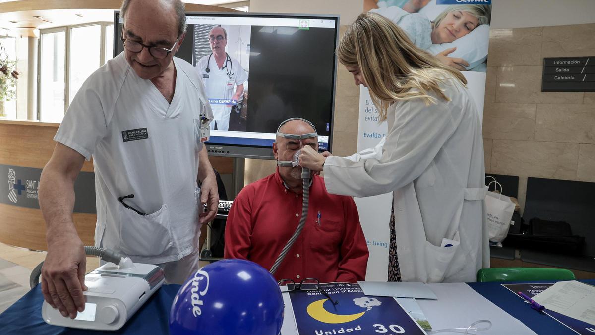 El Hospital de Sant Joan también realiza un estudio nacional pionero sobre el uso de inteligencia artificial en dispositivos para apnea del sueño