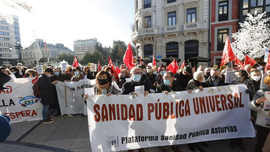 Manifestación en Oviedo por una sanidad digna