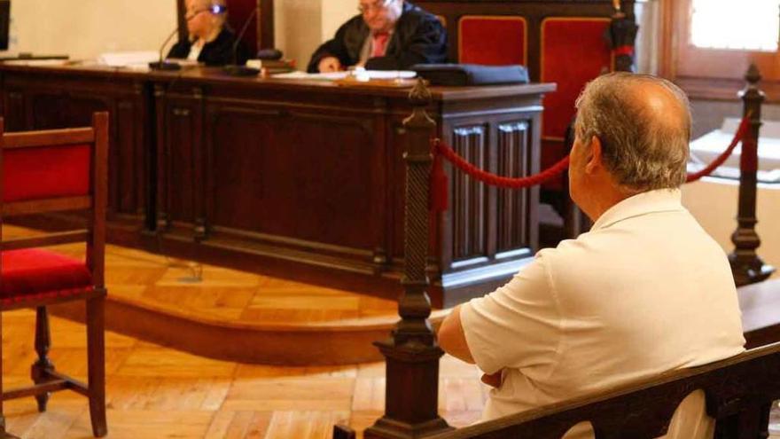 M. S. B., durante la celebración de la primera sesión del juicio en la Audiencia Provincial.