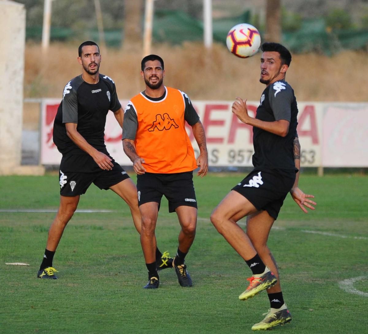 Primer entrenamiento de Sandoval tras su vuelta al Córdoba CF