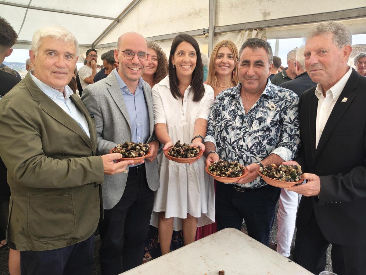 Por la izquierda, Ciprián Rivas, María Sampedro, José Antonio Santamaría y José MAnuel Vilas.