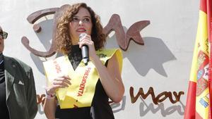 Ayuso acepta en un evento lúdico ser la presidenta de Tabarnia en Madrid: Frente a la tiranía, verdad.