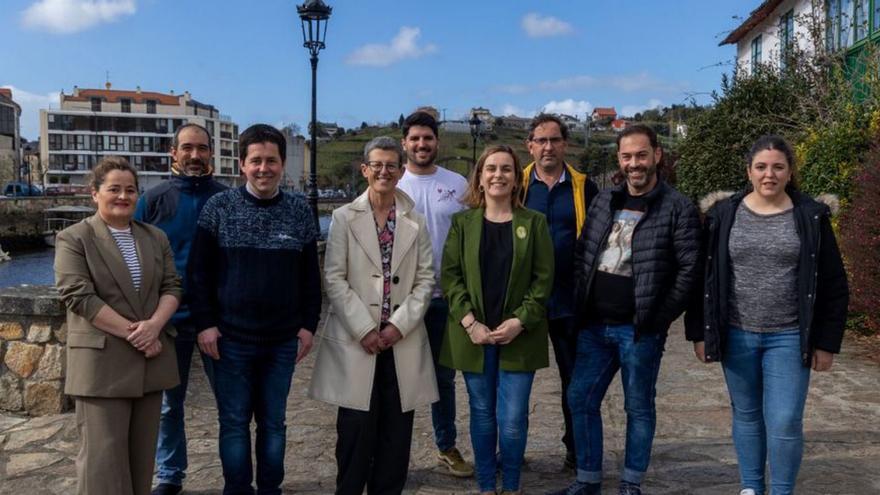 Los candidatos del BNG para los concellos de As Mariñas.