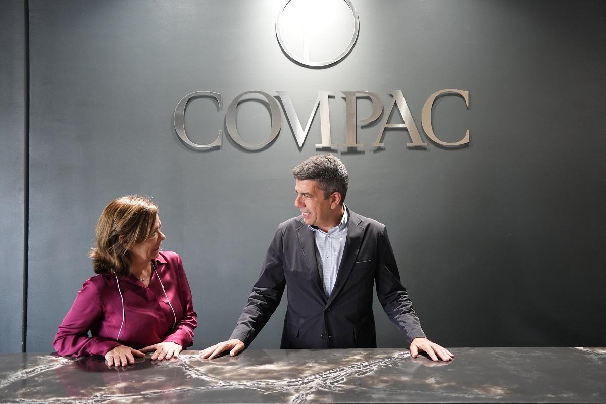Visita de Mazón al 'showrrom' de Compac en Miami.