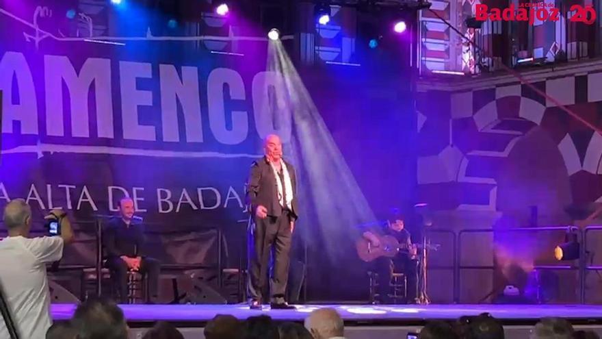 Vídeo | Así fue el espectáculo de flamenco de Jesús Ortega en la plaza Alta de Badajoz