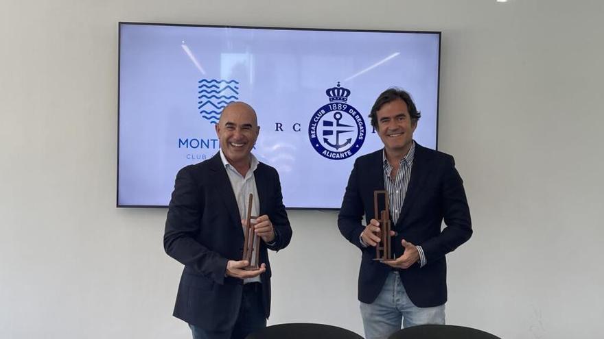 José Pedro García y Miguel López, presidente de Montemar y RCRA