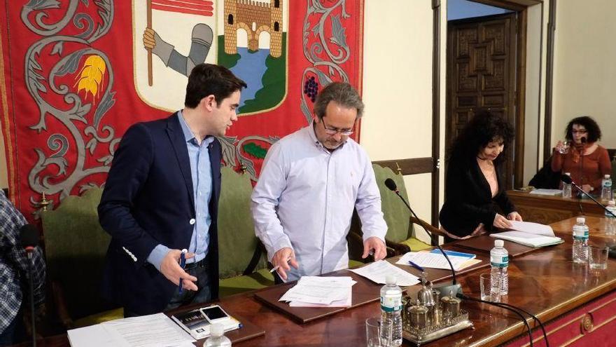 Inicio del pleno en el Ayuntamiento de Zamora