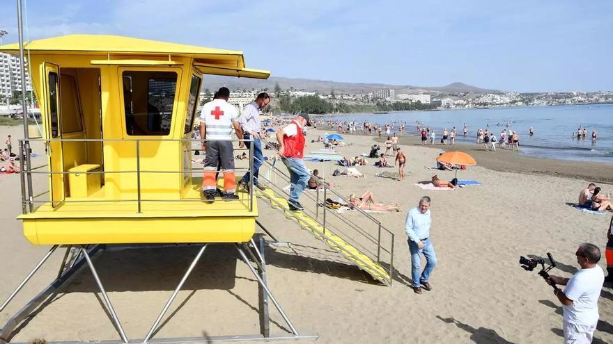 Primero Canarias reclama avances en el contrato de vigilancia y socorrismo de las playas de San Bartolomé de Tirajana