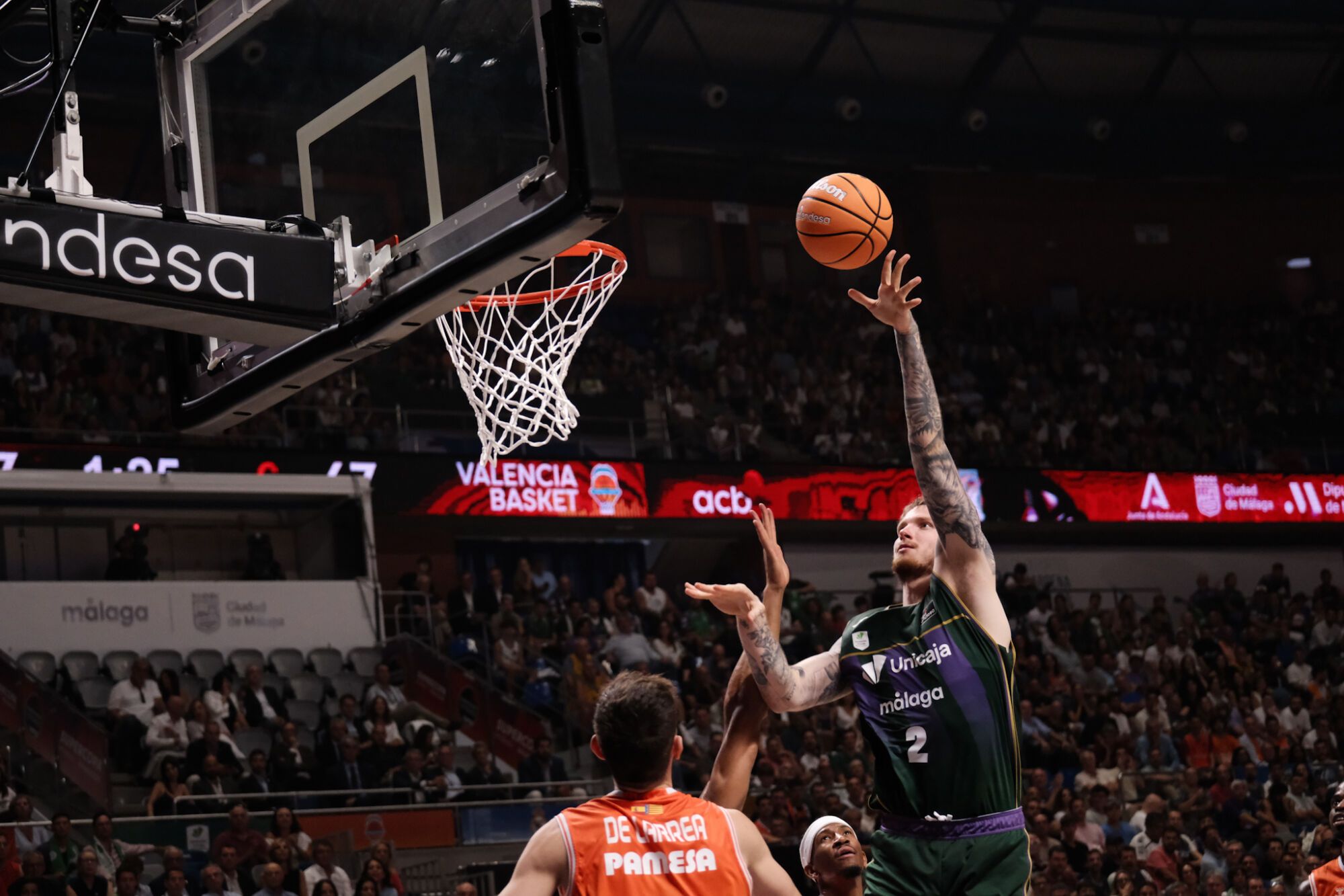Unicaja - Valencia Basket en el Supercopa de Baloncesto 2025.