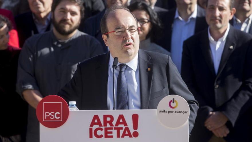 El primer secretario del PSC, Miquel Iceta.