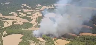 Declarado un incendio forestal en Murillo de Gállego