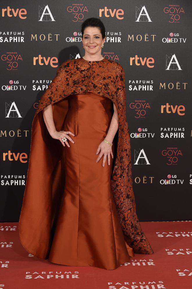 Nora Navas en los Premios Goya 2016