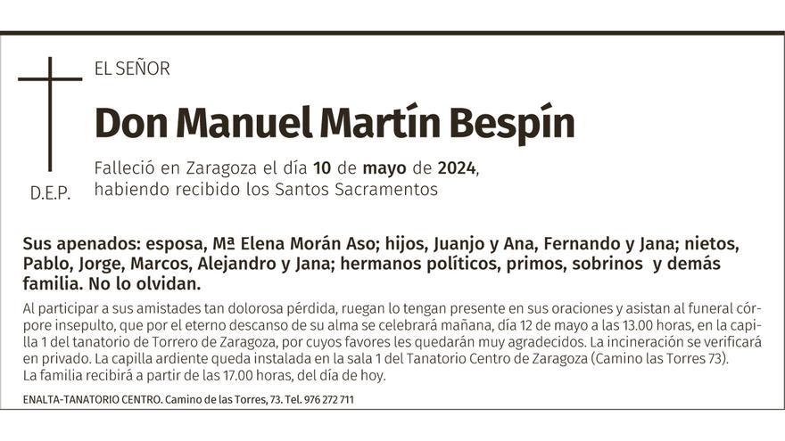 Don Manuel Martín Bespín