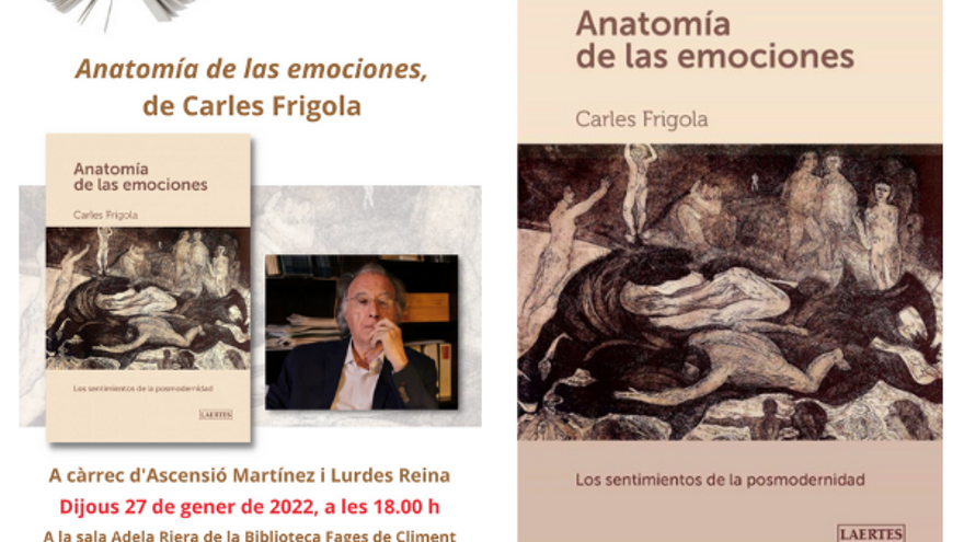 Presentació del llibre Anatomía de las emociones de Carles Frigola