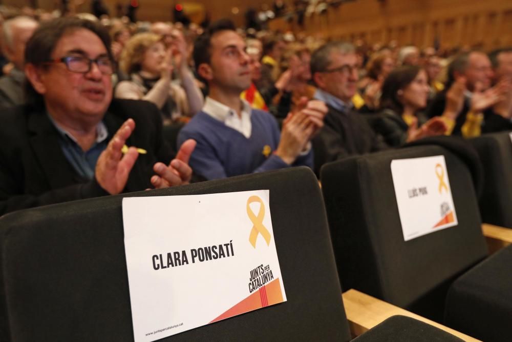 Acte central de la campanya de Junts per Catalunya a Girona