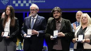 La Guàrdia Urbana premia el periodista Germán González La Guàrdia Urbana premia el periodista Germán González