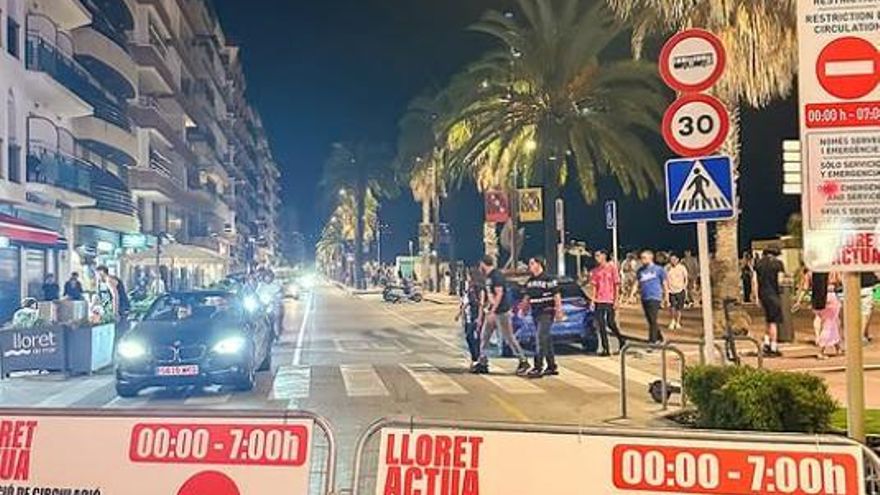 Primer mes del tancament del passeig de Lloret com a prova pilot