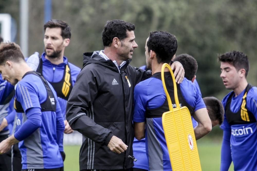 Entrenamiento del Real Oviedo en El Requexón