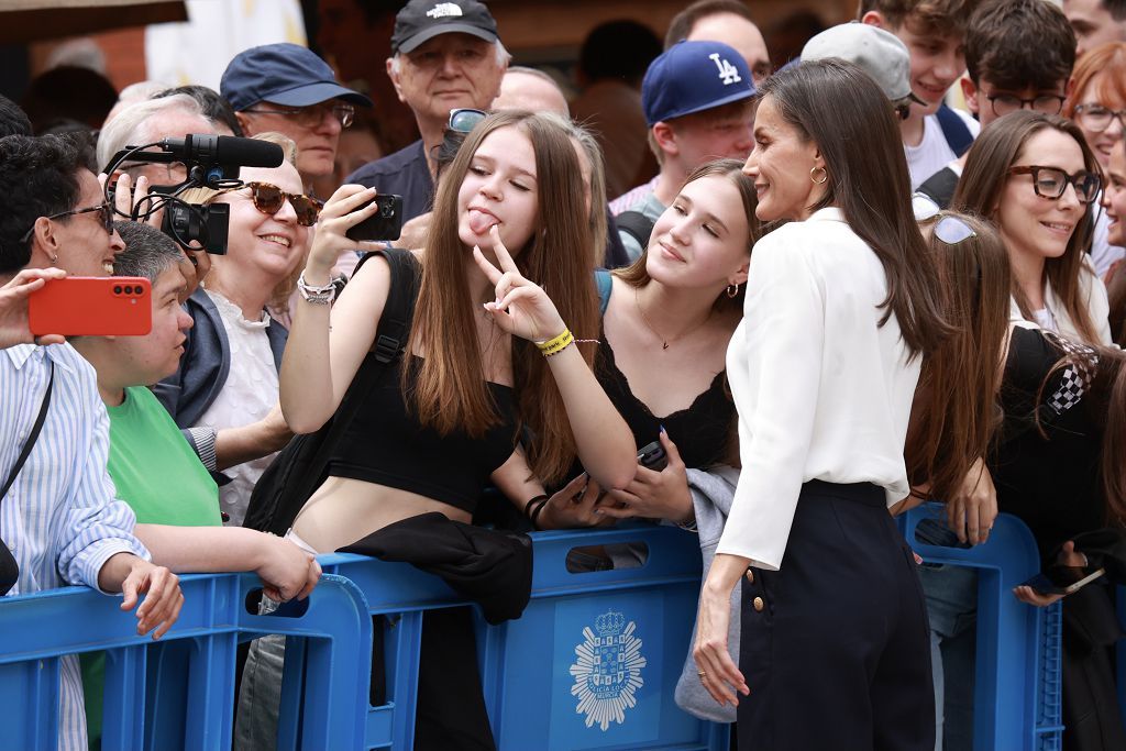 Las imágenes de la reina Letizia en el acto en Murcia por el Día Mundial de la Cruz Roja