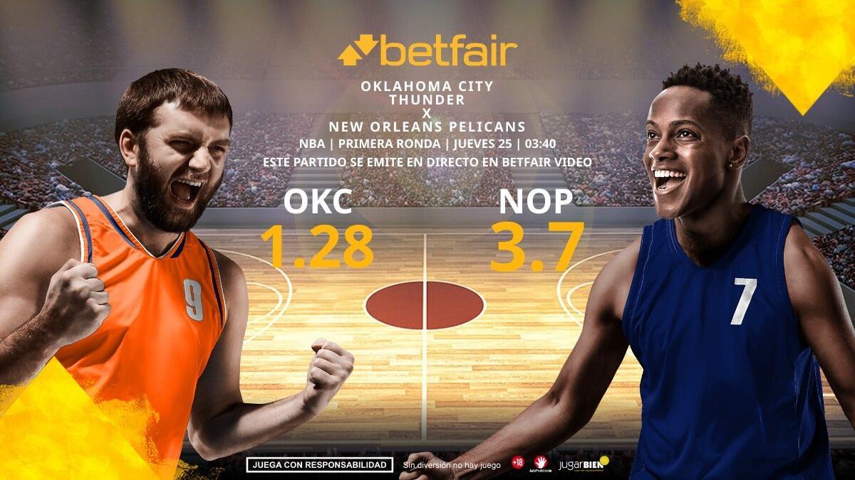 Oklahoma City Thunder vs. New Orleans Pelicans: horario, TV, estadísticas, cuadro y pronósticos
