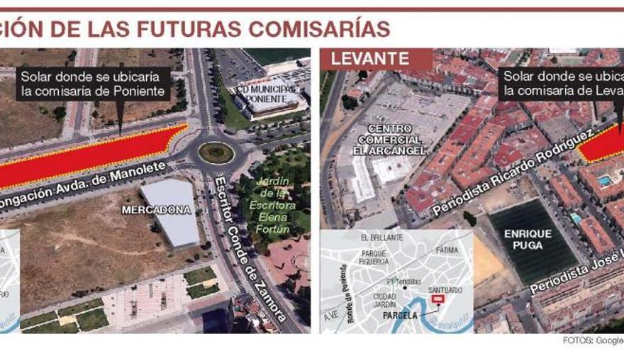 Córdoba tendrá dos comisarías más, en Poniente y en Levante