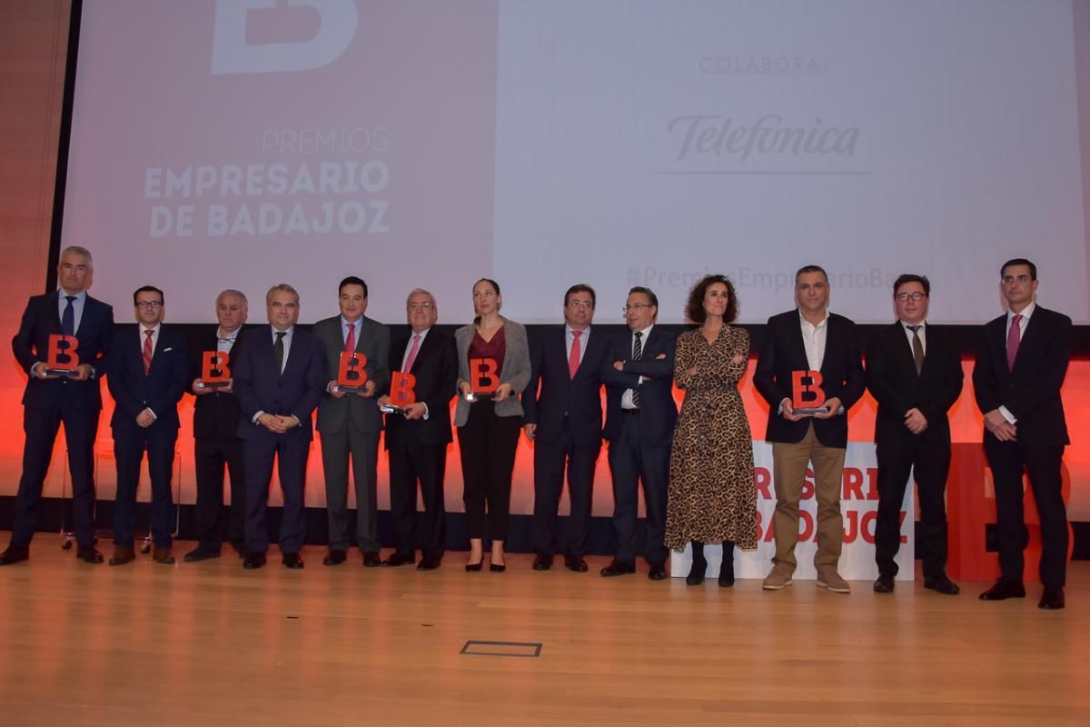 La gala de los premios Empresario de Badajoz 2018 en imágenes