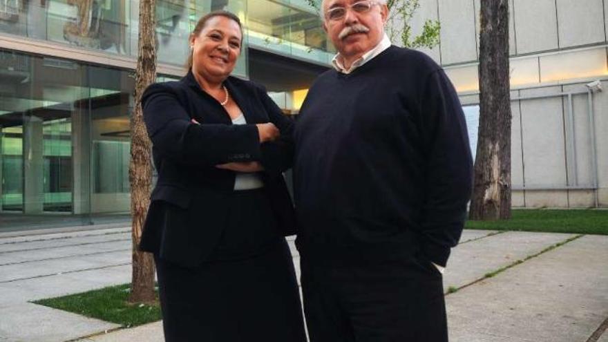 Francisco Martín Valentín y Teresa Bedman, directores de la Misión Arqueológica Española en Luxor. // RV