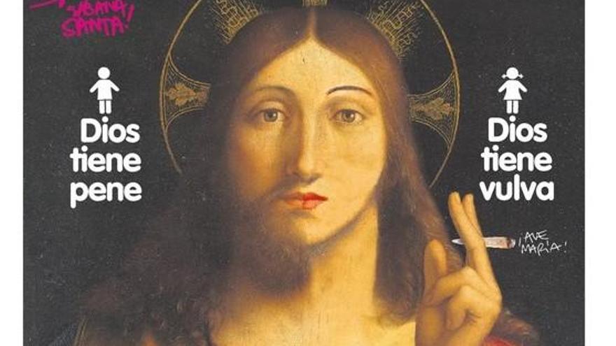 &#039;Mongolia&#039; responde a la cruzada contra el humor con un Cristo &#039;trans&#039;