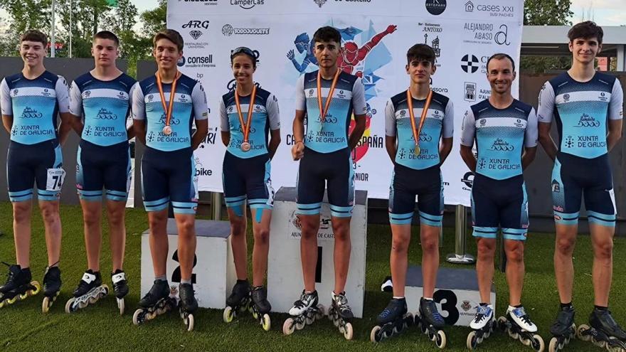 Siete medallas para el Rabadeira en el Campeonato de España de circuito