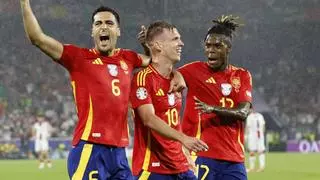 Alineación de España ante Serbia en la UEFA Nations League