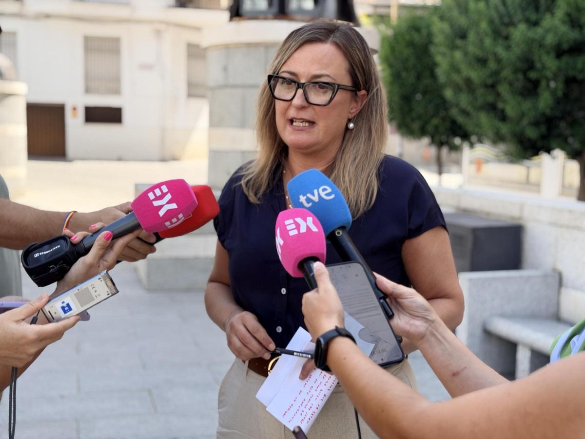 La portavoz adjunta del Grupo Parlamentario Socialista, Blanca Martín.