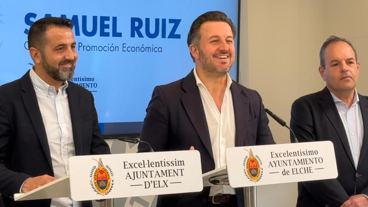 Samuel Ruiz, Pablo Ruz y Carlos Baño
