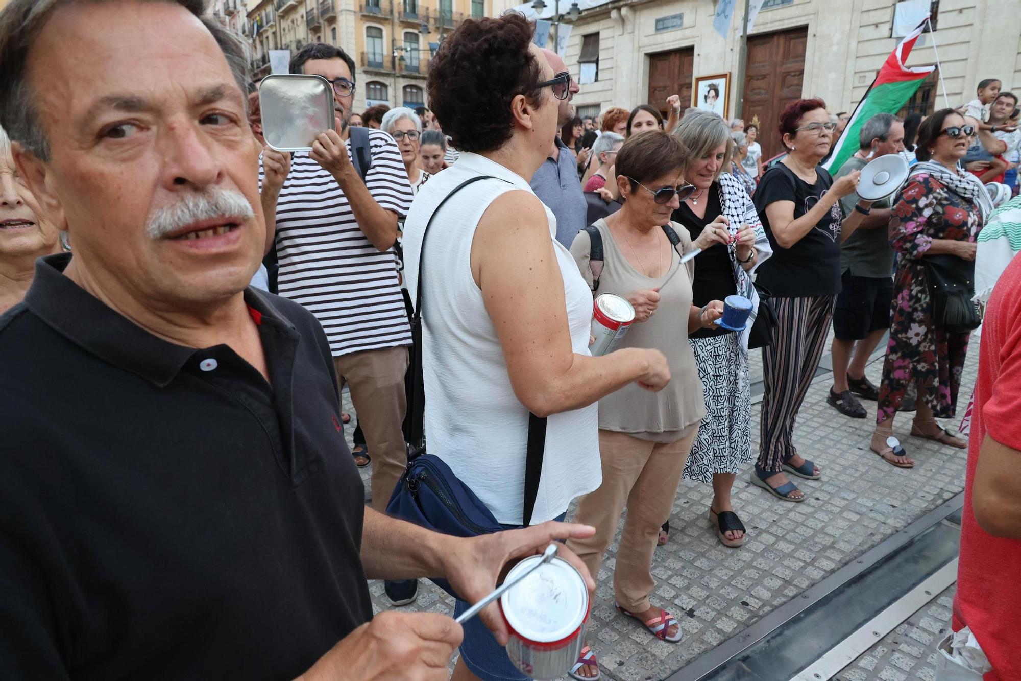 Concentración en Alcoy contra el genocidio en Gaza