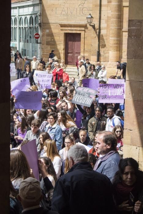 Manifestación en Oviedo.