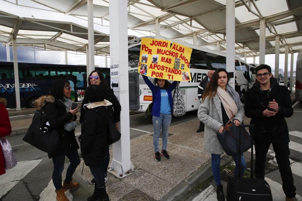 La selección española ya está en Asturias para su partido ante Israel