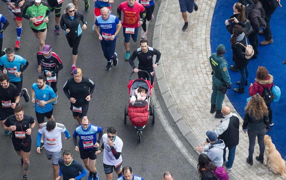 Las mejores imágenes de la 30 edición de la Media Maratón de Santa Pola