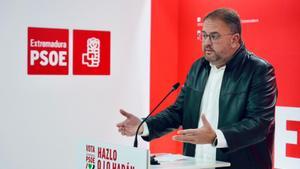 El portavoz de campaña del PSOE de Extremadura, Antonio Rodríguez Osuna.