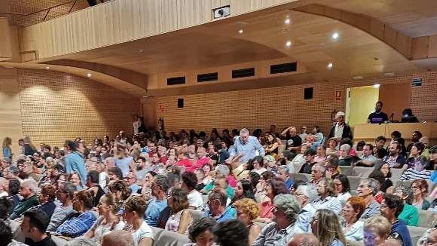 Público asistente ayer en el Auditorio. // Santos Álvarez