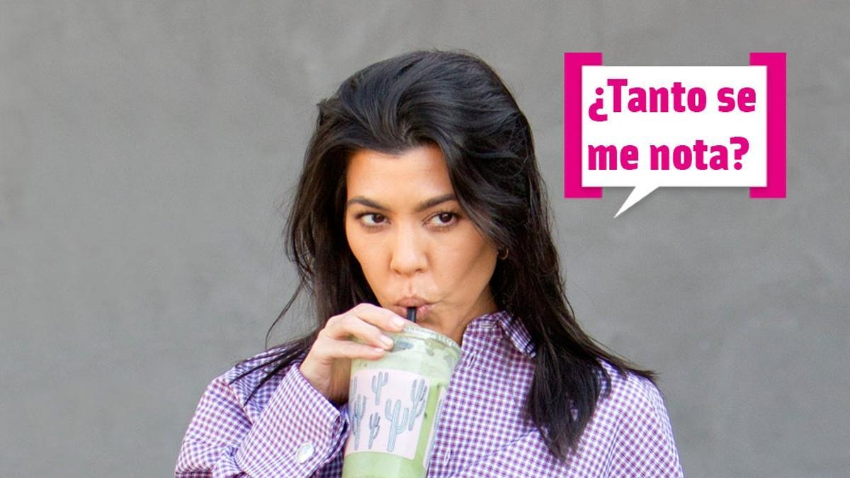 Kourtney Kardashian pregunta: &quot;¿Tanto se me nota?&quot;